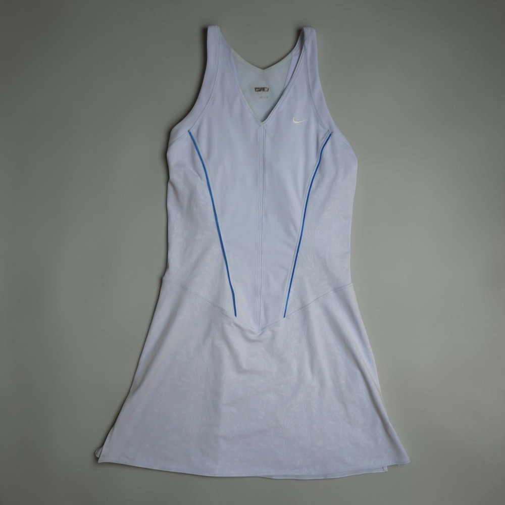 00's Nike Tennis Bloom Dress Vintage Sharapova White Ice Blue 264693-420